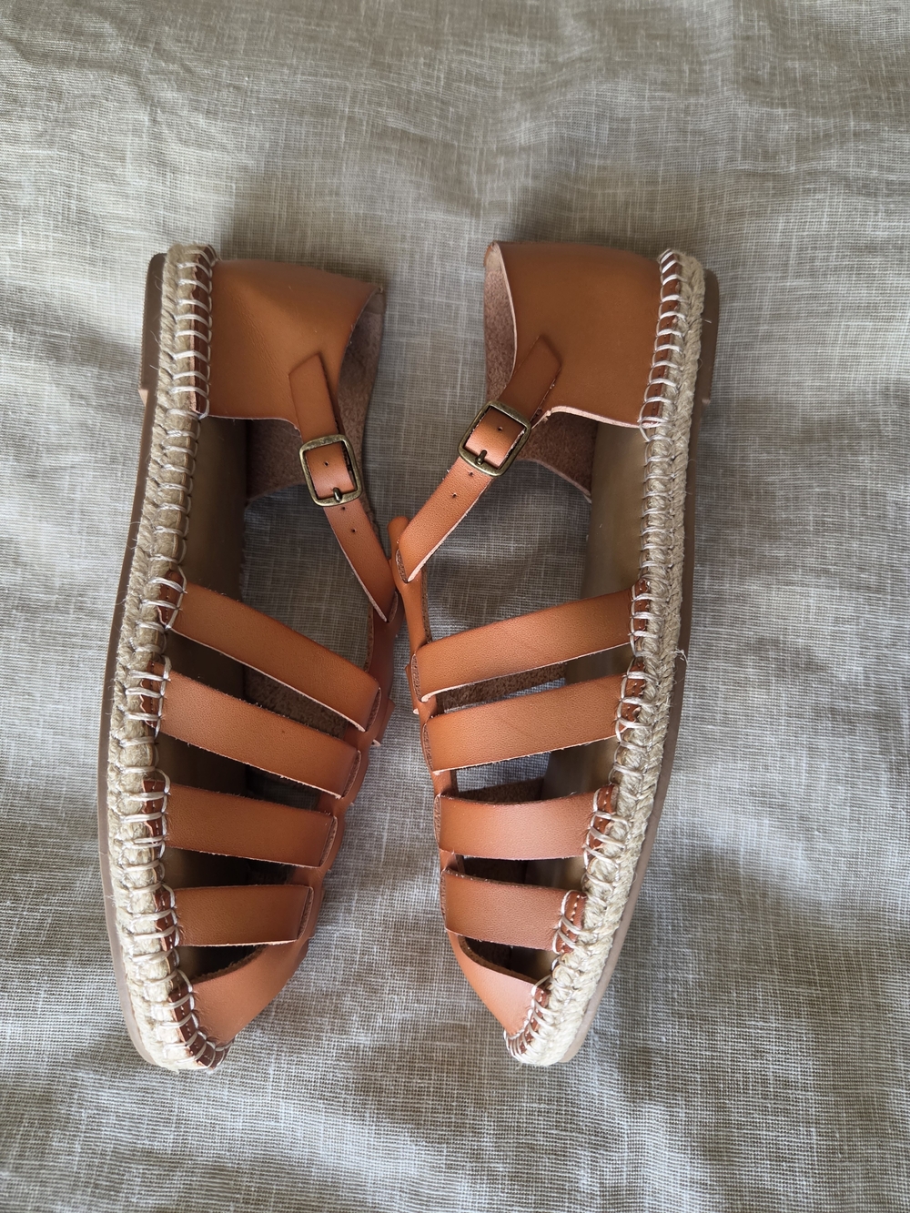 Seychelles Fisherman Espadrilles Sandals Faux Leather - Picture 8 of 9